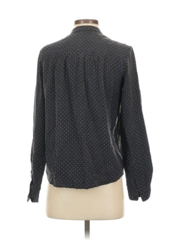 Vince. Long Sleeve Silk Top (view 2)