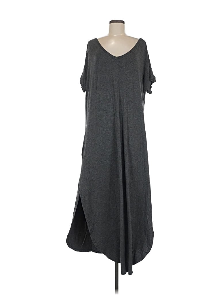 Pre-owned Annabelle Casual Dress In Gray