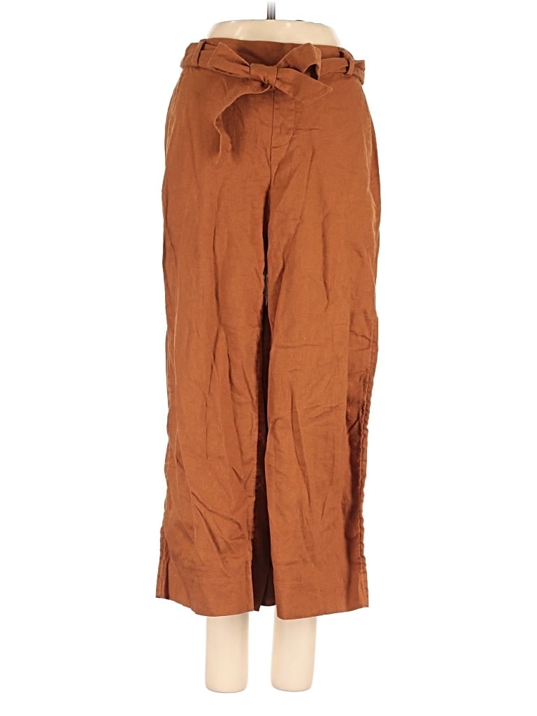 Pre-owned Banana Republic Factory Store Linen Pants In Brown