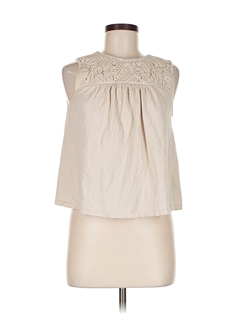 Pre-owned Old Navy Sleeveless Blouse In White