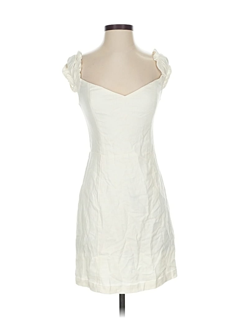 ABERCROMBIE & FITCH Pre-owned Cocktail Dress In White