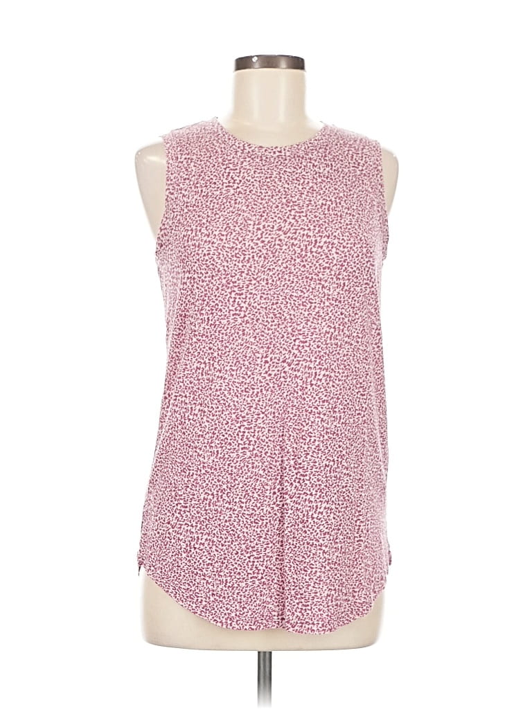 Pre-owned Athleta Sleeveless T-shirt In Pink