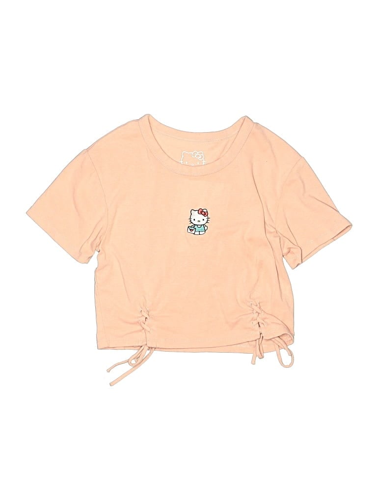 Pre-owned Hello Kitty Kids' Short Sleeve T-shirt In Pink
