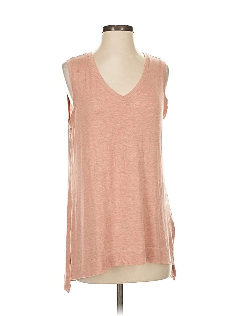 Pre-owned Banana Republic Sleeveless T-shirt In Brown