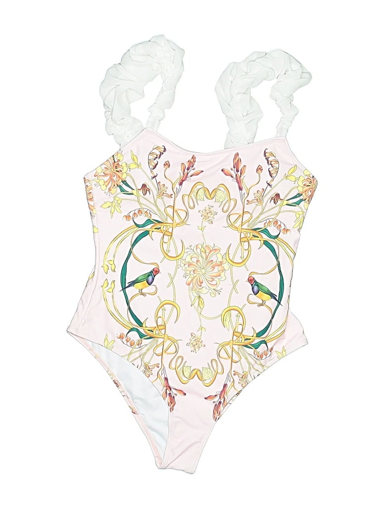 Pre-owned Unbranded One Piece Swimsuit In Pink