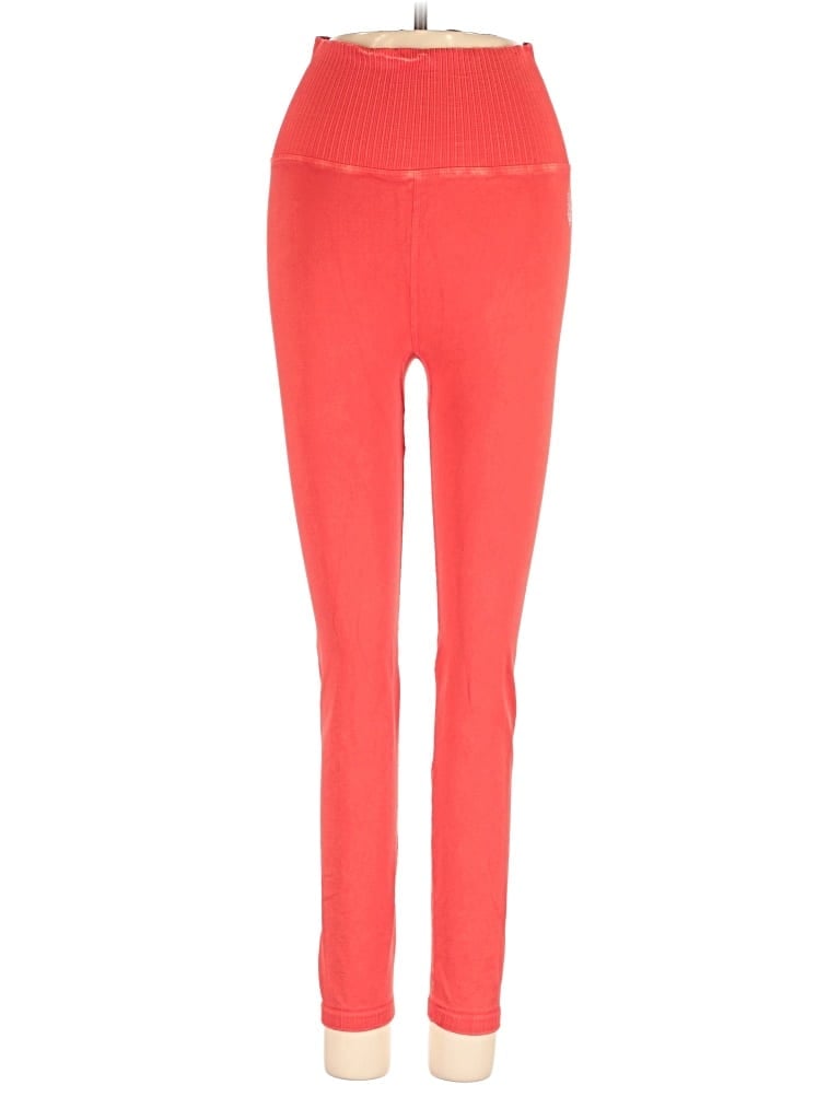 Pre-owned Fp Movement Leggings In Red