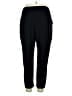 Iris & Ink Solid Black Casual Pants Size 14 - photo 2
