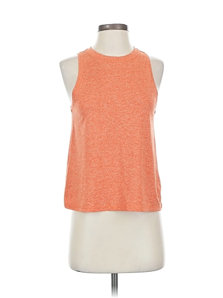 Pre-owned Athleta Sleeveless T-shirt In Orange