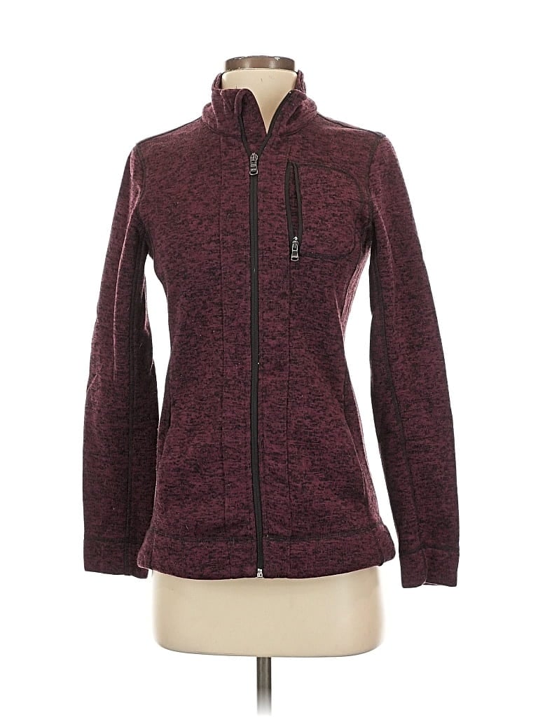 Pre-owned Marc New York Cardigan Sweater In Burgundy