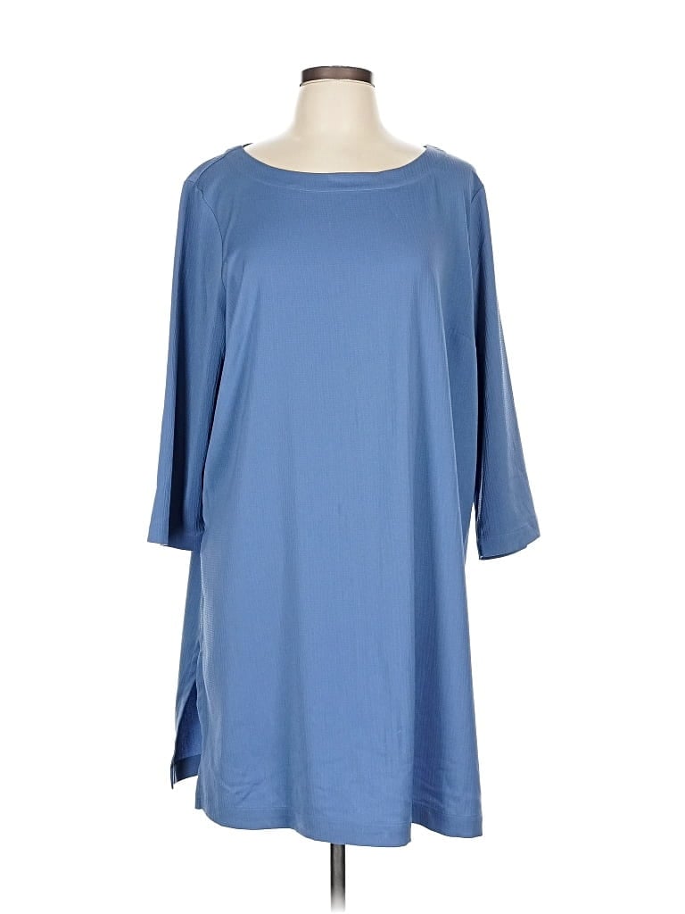 Click to view more detailed imagery on our partner's website Pre-owned Jjill Casual Dress In Blue