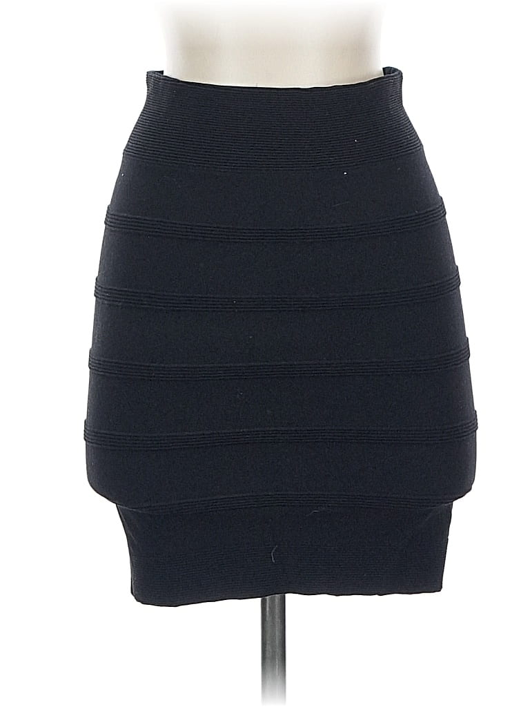 Pre-owned Bebe Formal Skirt In Black