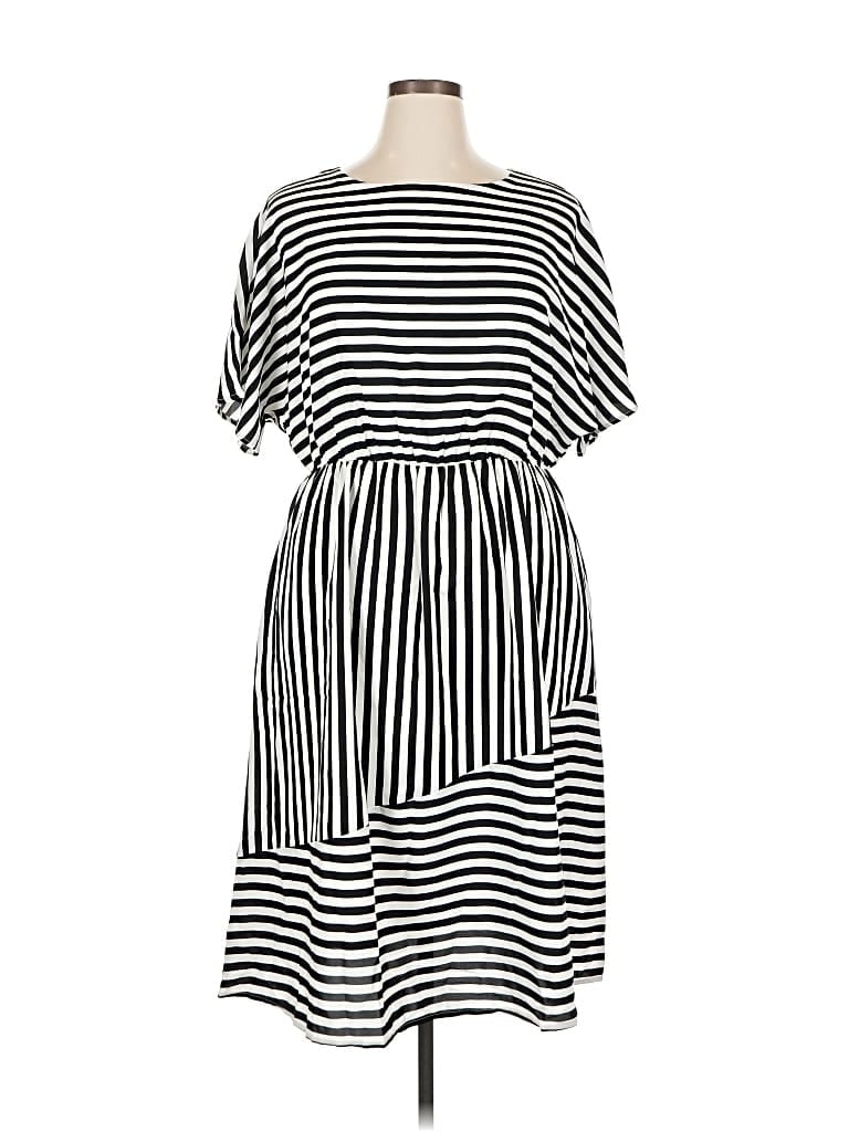 Pre-owned Meet.curve Casual Dress In Black