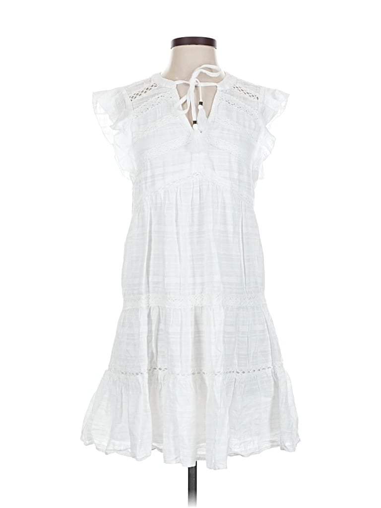 Pre-owned Knox Rose Casual Dress In White