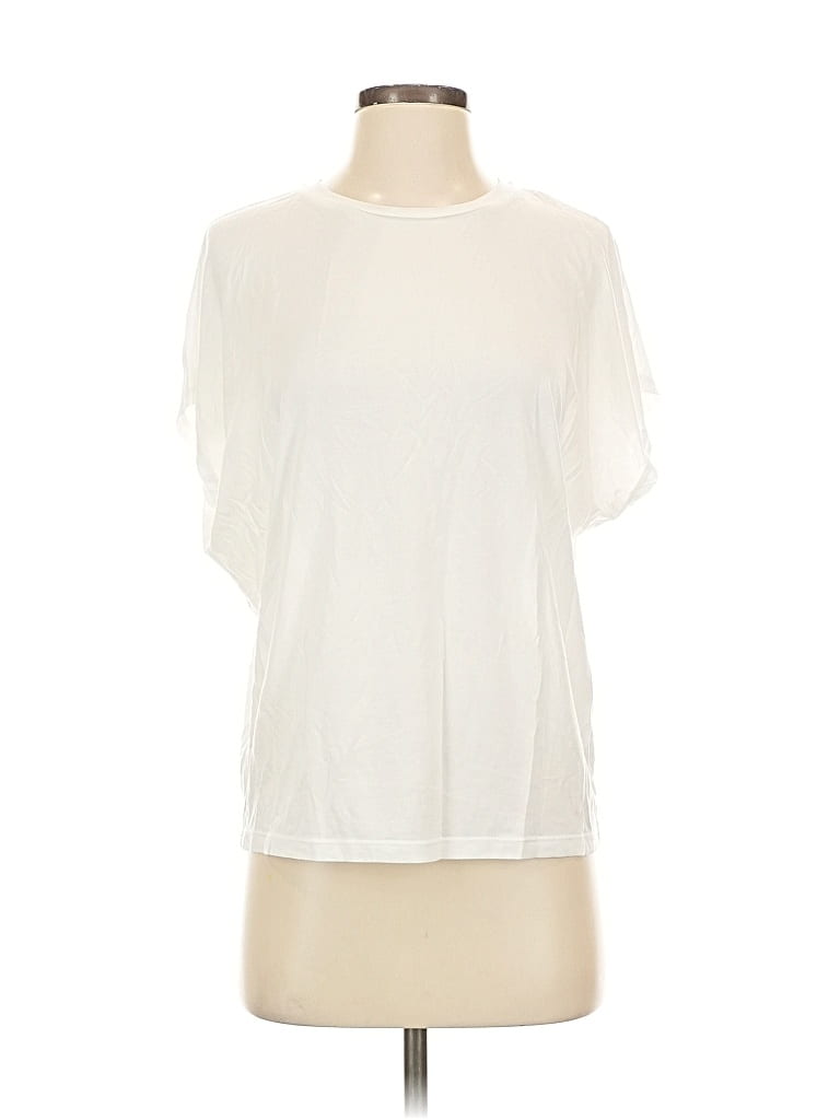 Pre-owned Uniqlo Short Sleeve T-shirt In White