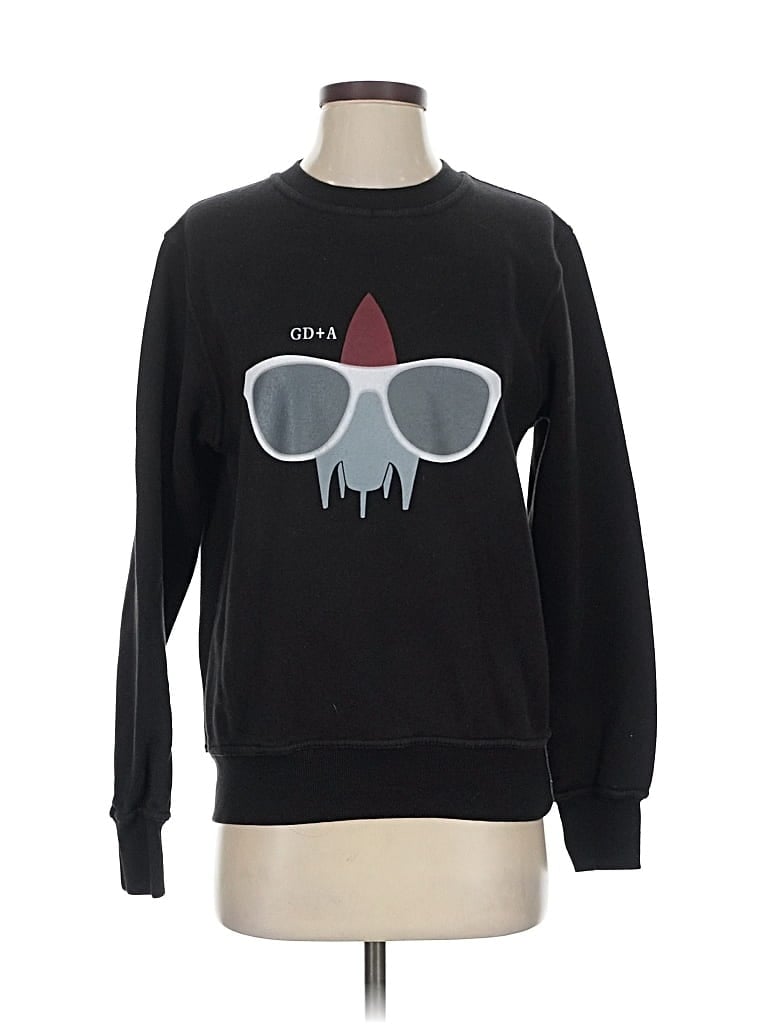 Pre-owned Assorted Brands Sweatshirt In Black