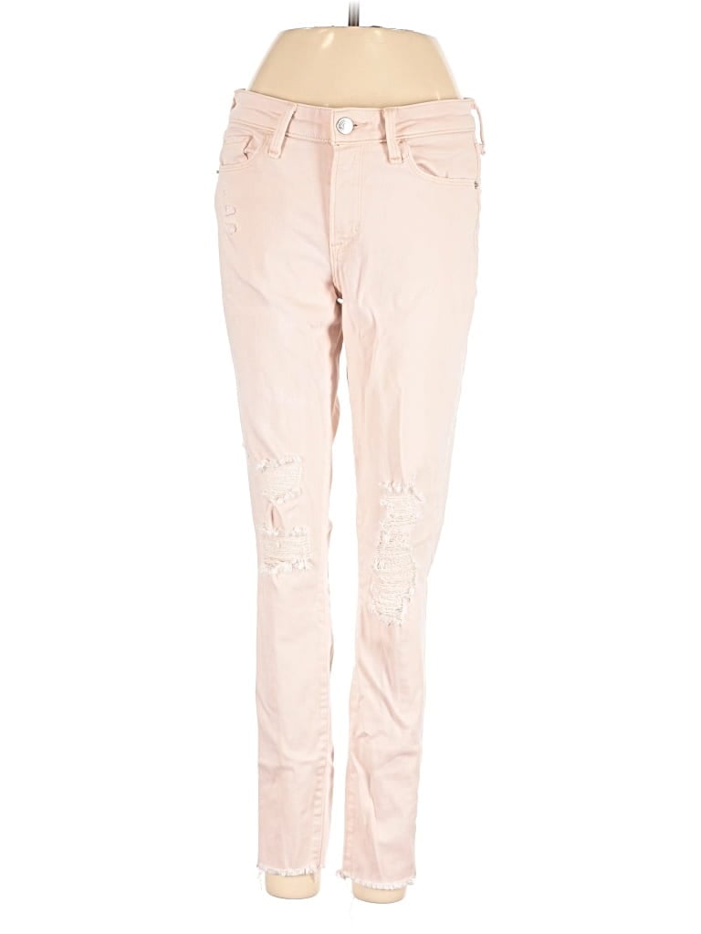 ABERCROMBIE & FITCH Pre-owned Jeans In Pink
