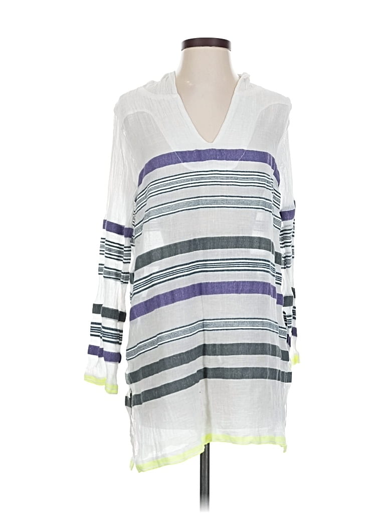 Click to view more detailed imagery on our partner's website Pre-owned Lemlem 3/4 Sleeve T-shirt In White