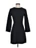 Zara Solid Black Casual Dress Size S - photo 1