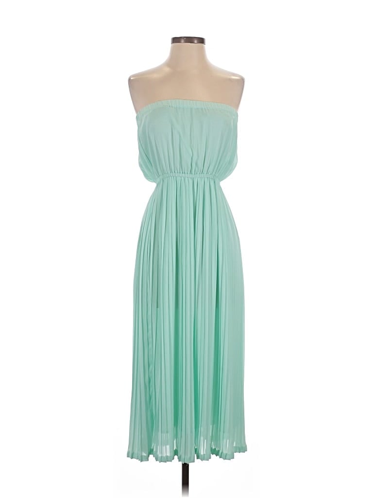 Pre-owned Assorted Brands Cocktail Dress In Blue