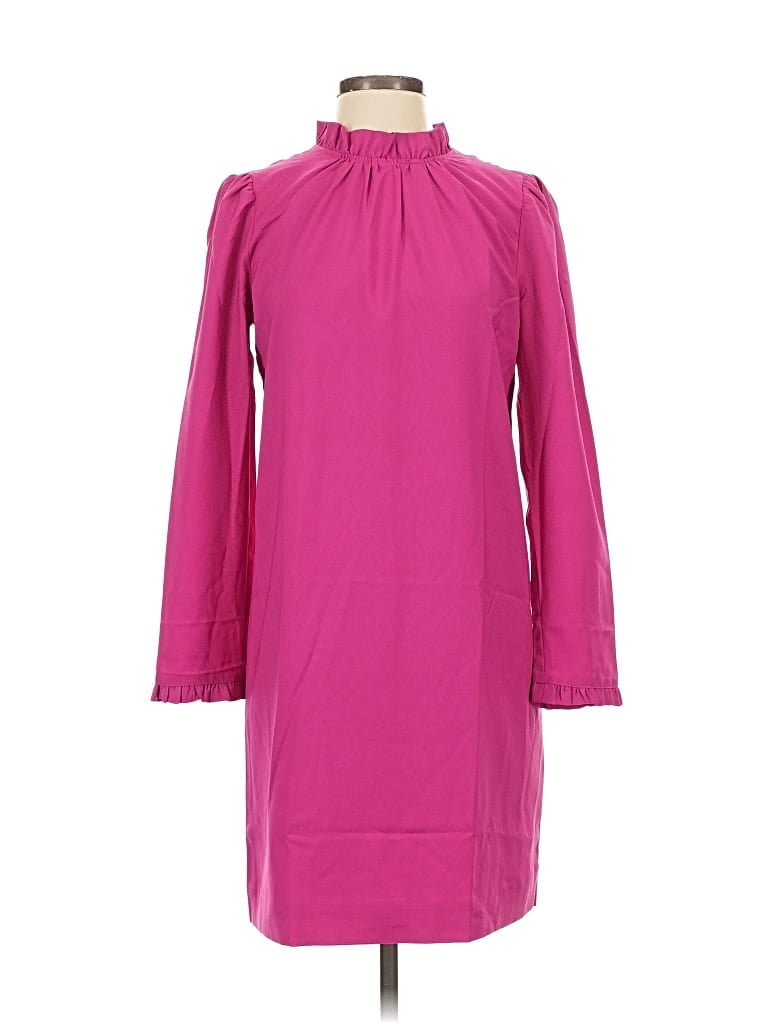 J.crew Factory Store Casual Dress In Pink