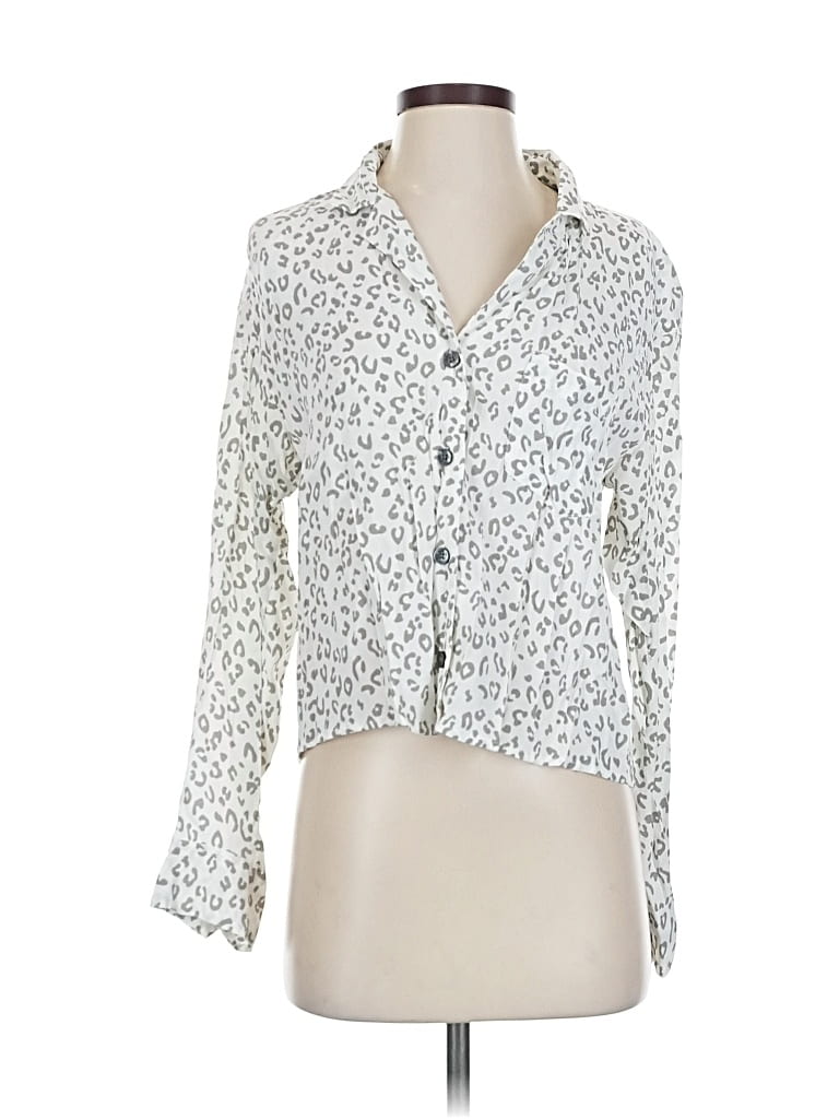 ABERCROMBIE & FITCH Pre-owned 3/4 Sleeve Blouse In White