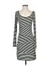 Max Studio Stripes Black Casual Dress Size S - photo 1