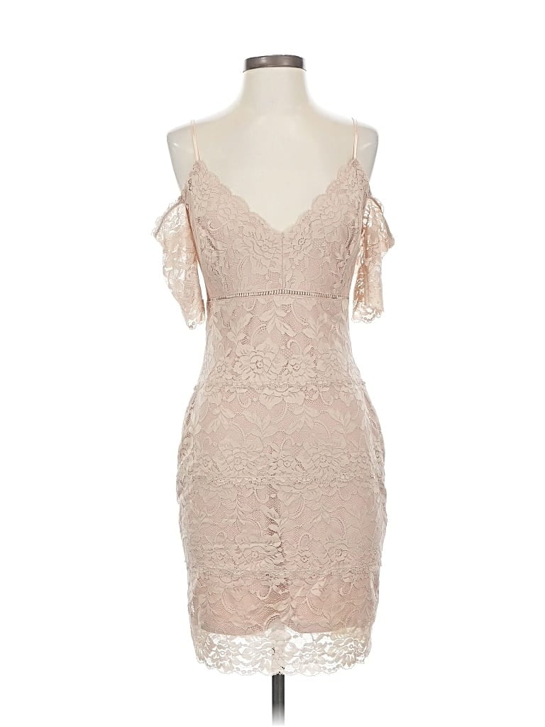 Pre-owned Guess Cocktail Dress In Brown