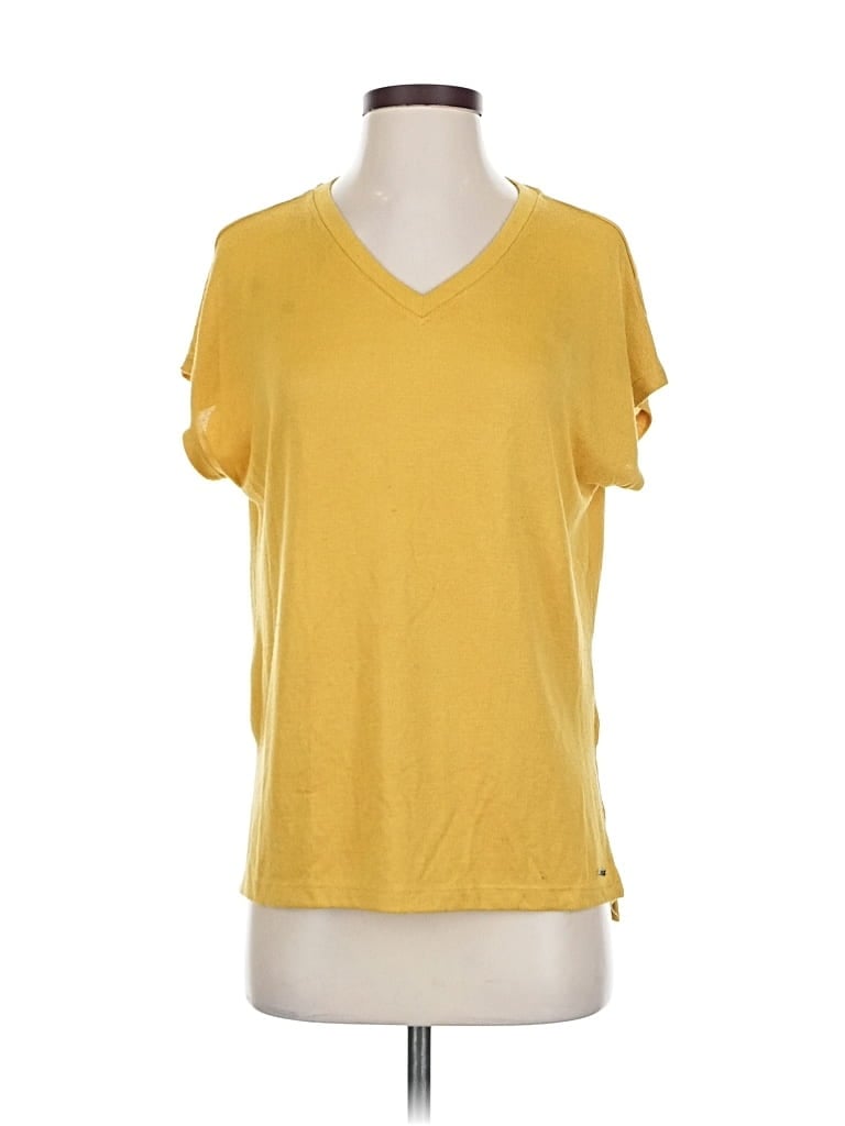 Pre-owned Orvis Short Sleeve T-shirt In Yellow