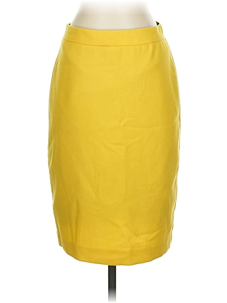 Pre-owned Cabi Casual Skirt In Yellow