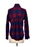 MICHAEL Michael Kors Plaid Red Blue Long Sleeve Button-Down Shirt Size S - photo 2
