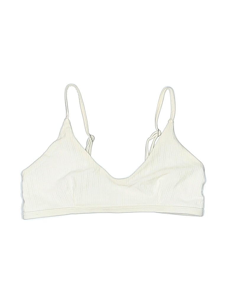 Pre-owned Unbranded Swimsuit Top Ivory Swimwear In White