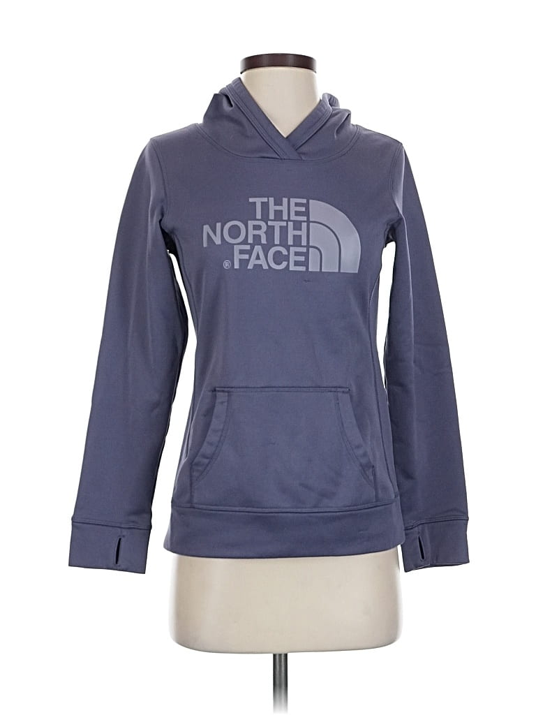 Pre-owned The North Face Pullover Hoodie In Blue