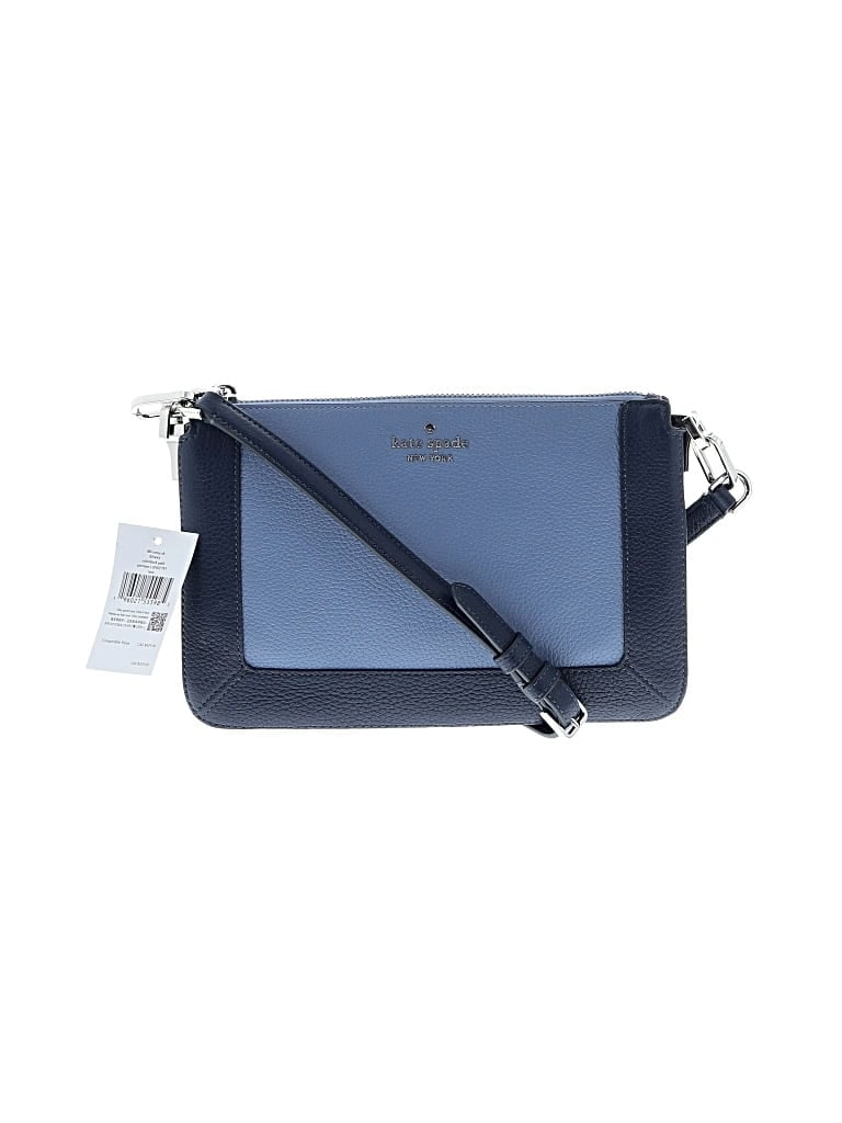 Kate Spade New York Leather Crossbody Bag In Blue