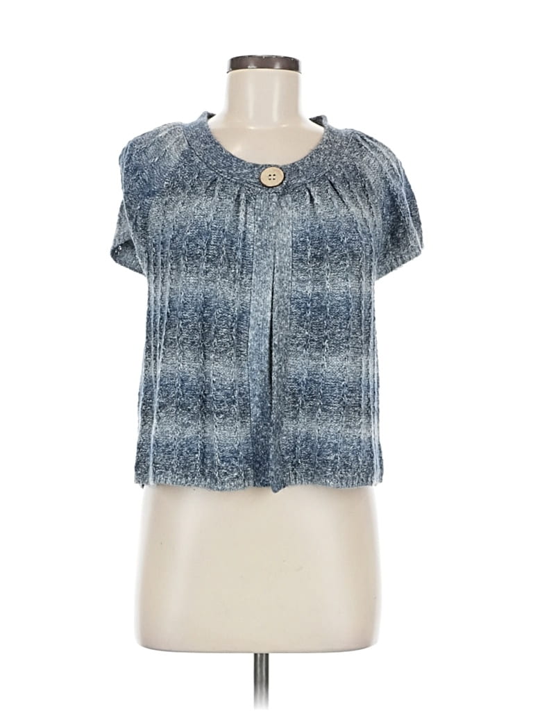 Pre-owned Dressbarn Cardigan Sweater In Blue
