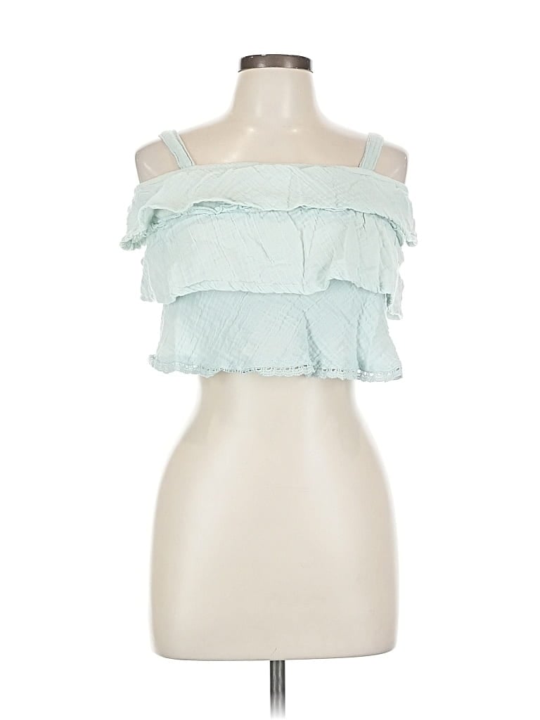 Pre-owned Rare Editions Sleeveless Blouse In Blue