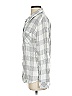 Rails 100% Rayon Checkered-gingham Gray Long Sleeve Button-Down Shirt Size S - photo 5