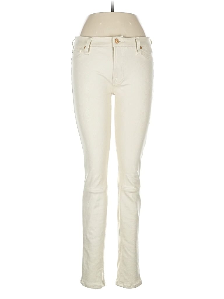 7 FOR ALL MANKIND Pre-owned Jeans In White