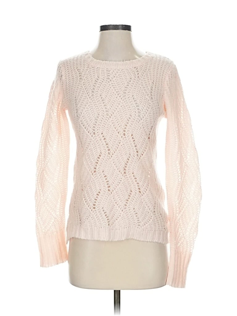 DELIA'S Pre-owned Pullover Sweater In White