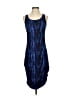MICHAEL Michael Kors Graphic Blue Cocktail Dress Size XS - photo 1