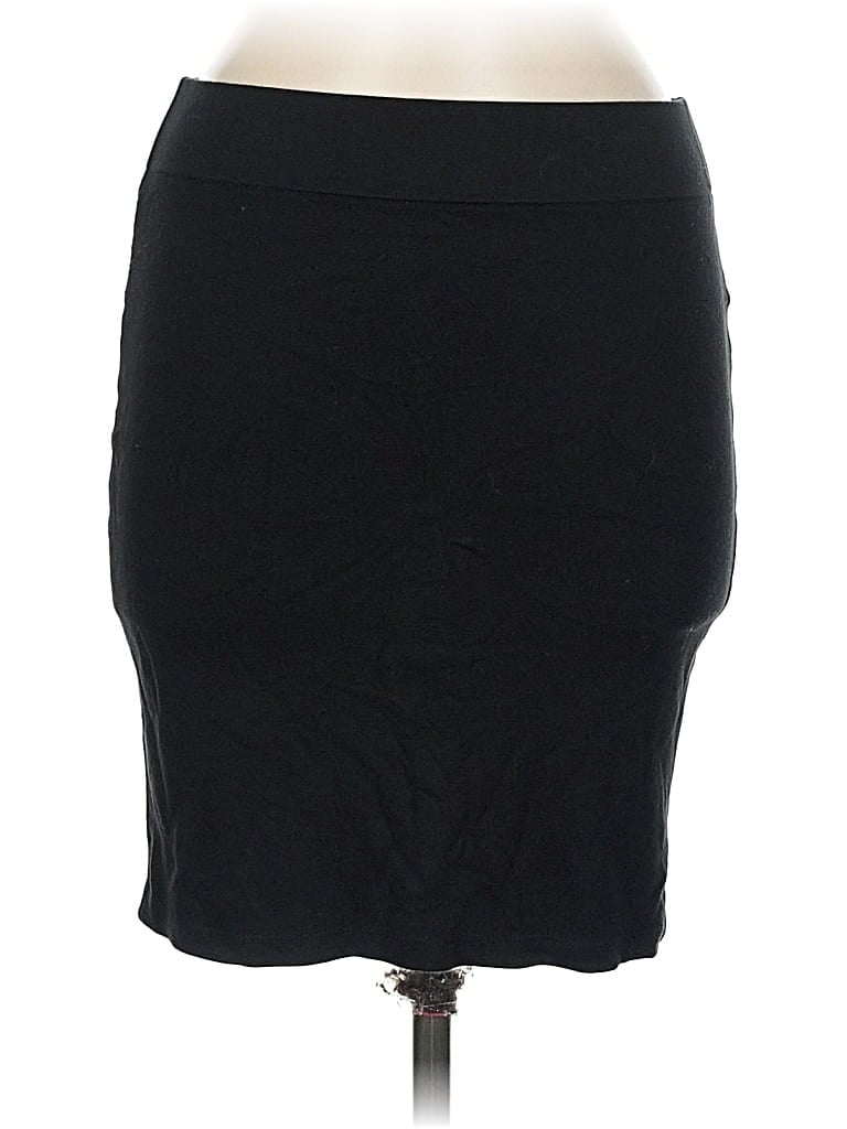 Pre-owned Hi-line Casual Skirt In Black