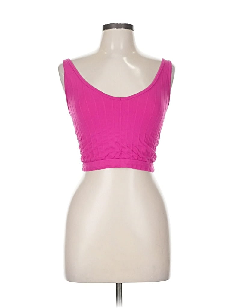 Pre-owned Out From Under Tank Top Pink Strapless Neckline Tops