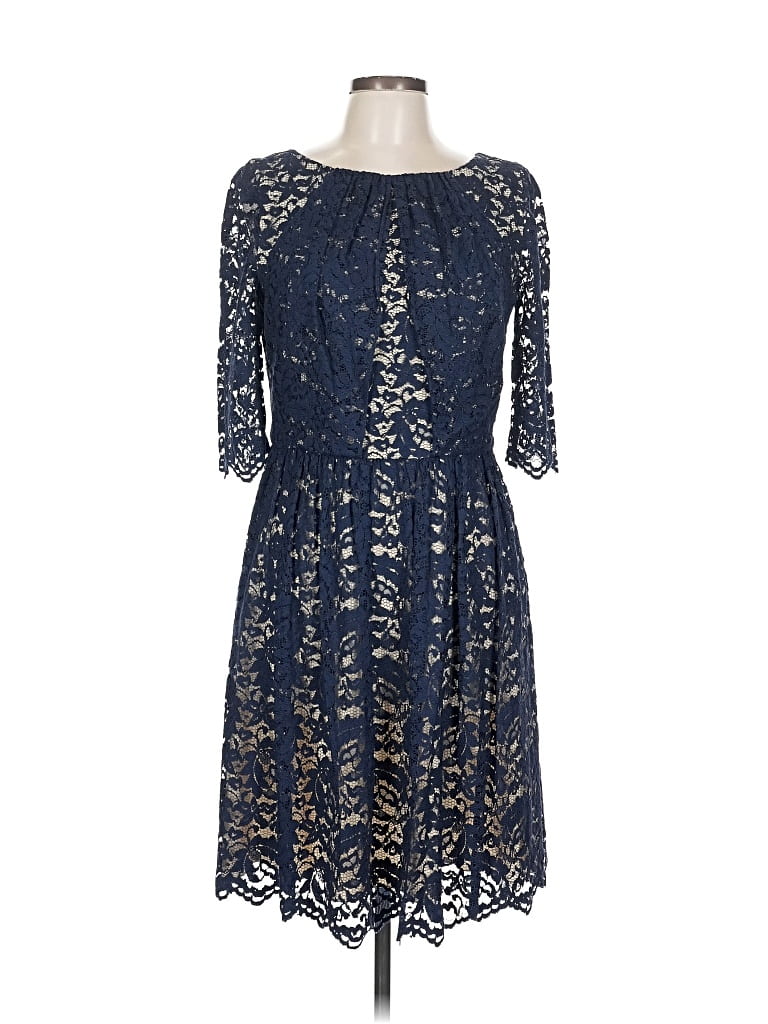 Pre-owned Erdem Cocktail Dress In Blue
