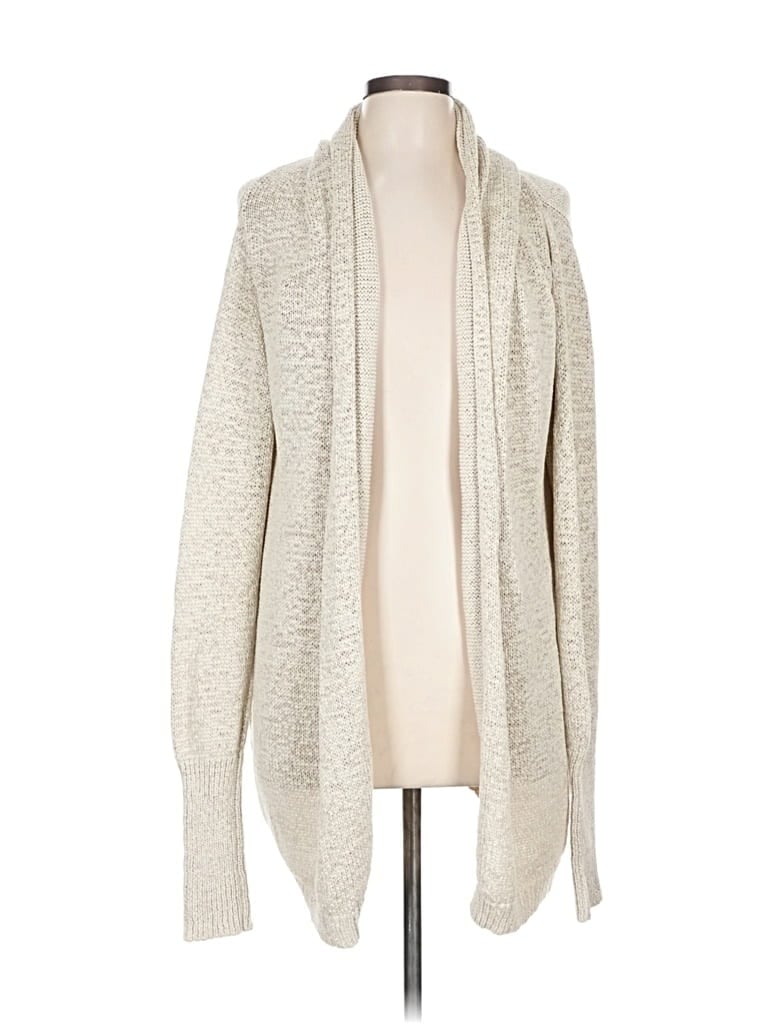 Pre-owned Bcbgmaxazria Cardigan Sweater In White