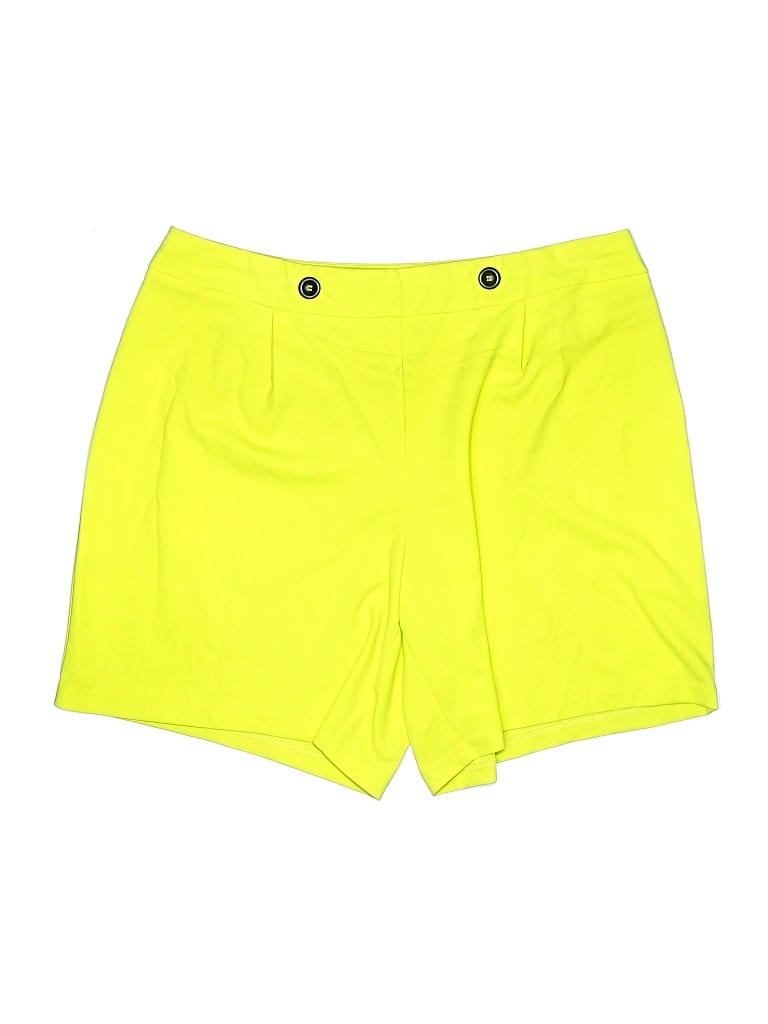 Pre-owned Ashley Stewart Shorts In Yellow