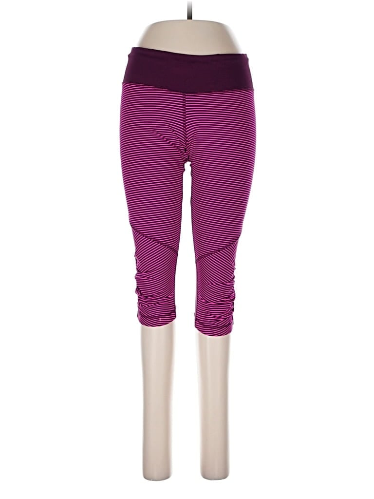 Pre-owned Lululemon Athletica Active Pants In Purple