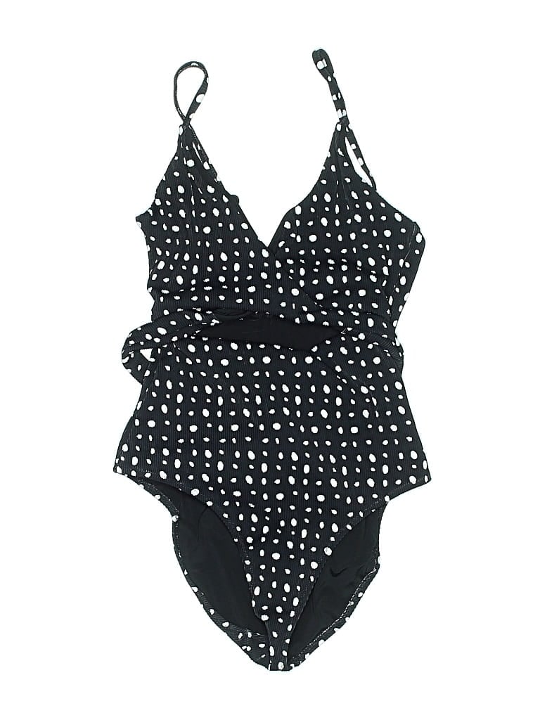 Pre-owned Aerie One Piece Swimsuit In Black