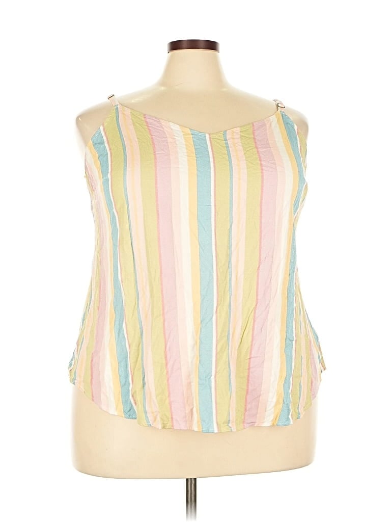 Pre-owned Torrid Sleeveless Blouse In Yellow