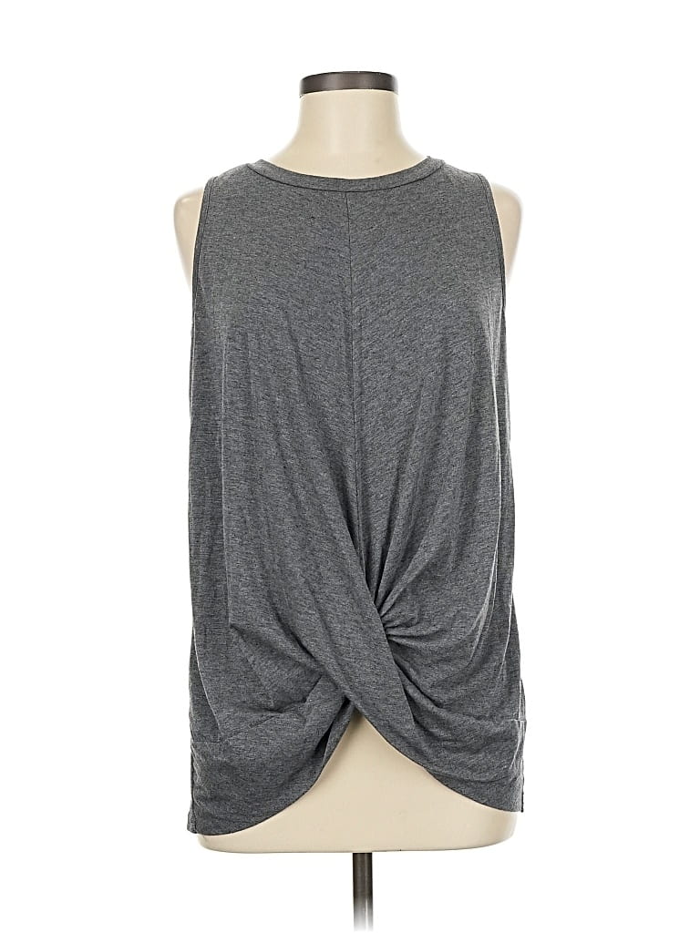 Pre-owned Unbranded Sleeveless T-shirt In Gray