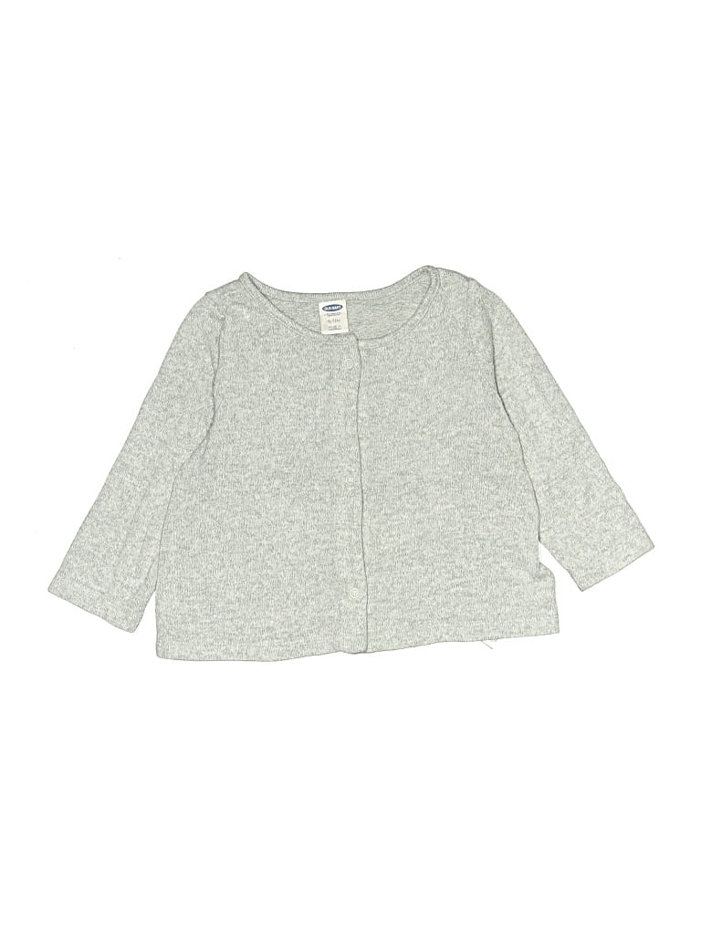 OLD NAVY Pre-owned Babies' Cardigan Sweater In Silver