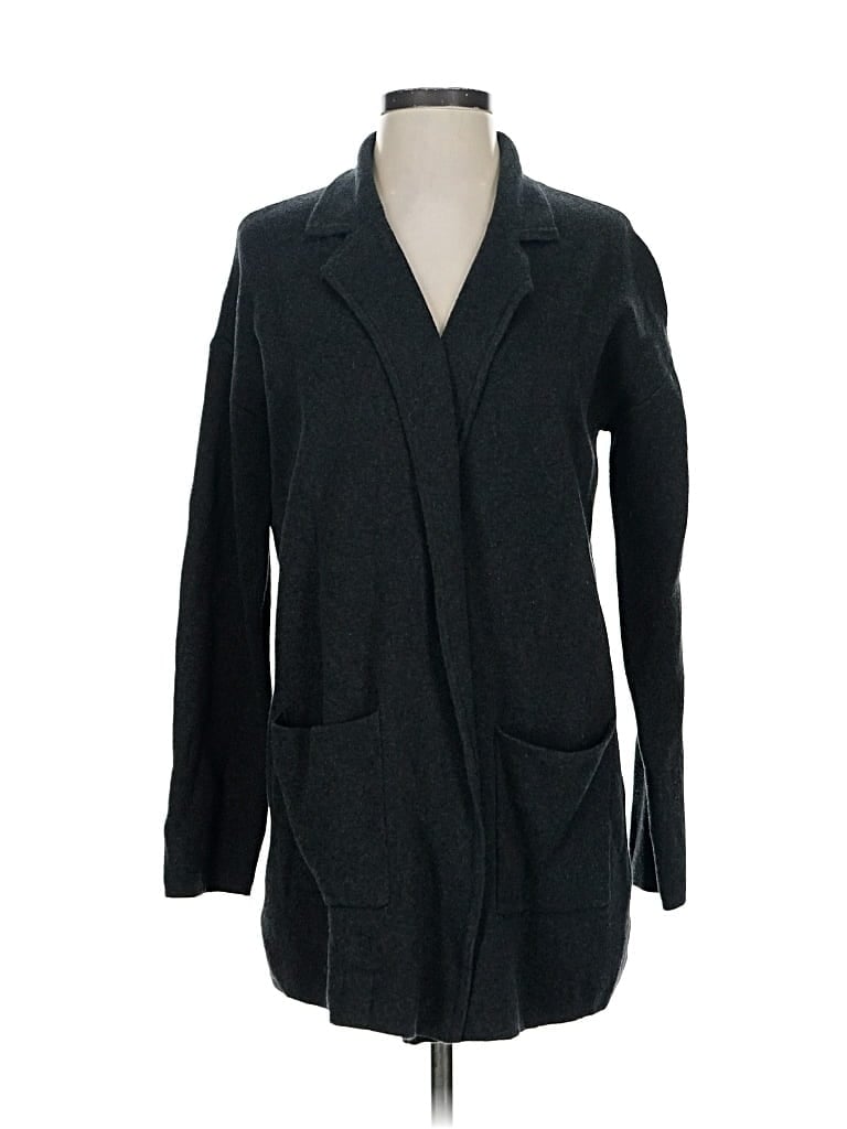 Pre-owned Ann Taylor Loft Coat In Black